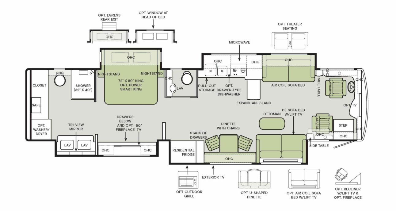 2024 Allegro Bus 40 IP Floorplan