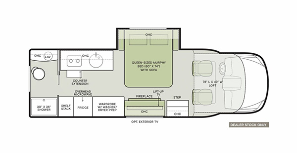 2024 Wayfarer 25 JW Floorplan