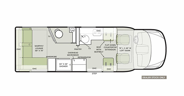 2024 Wayfarer 25 RLW Floorplan