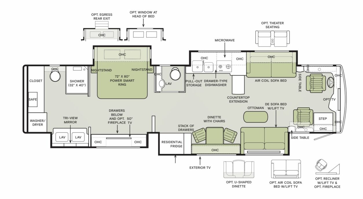 2025 Allegro Bus 40 IP Floorplan